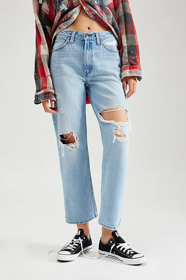 Levi's Dad Jean in Bin Day Clean Hem, Women's at Urban Outfitters | Urban Outfitters (US and RoW)