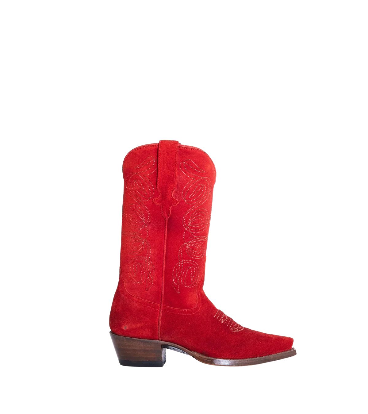 Sally Scarlet Suede | Luxury Fashion Women's Cowboy Boots | Miron Crosby | Miron Crosby