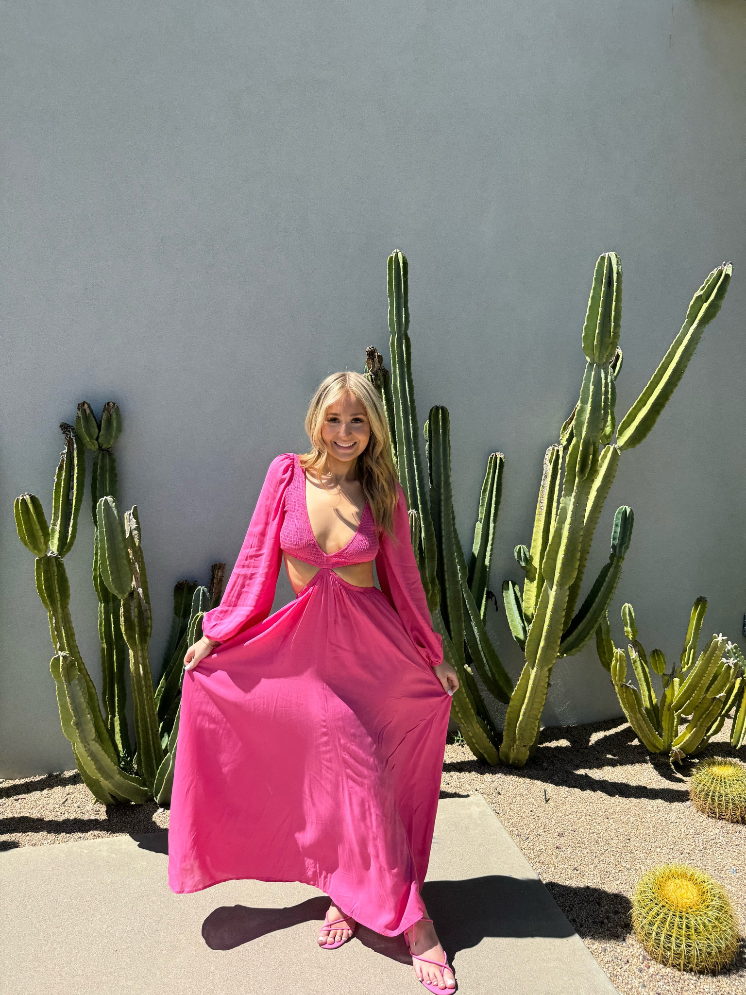 the dreamiest dress for summer! love anything with a puff sleeve. so chic 🩷 

#LTKWedding #LTKTravel #LTKMidsize