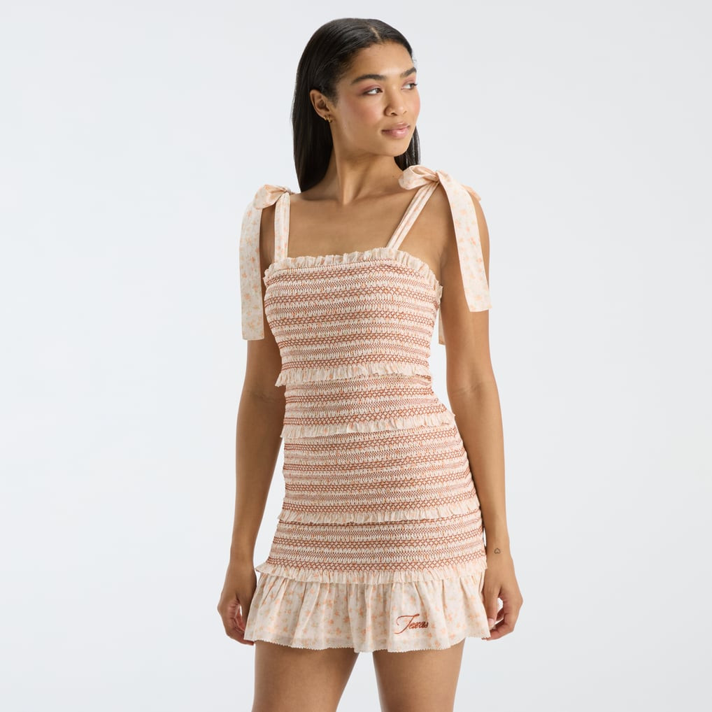 LoveShackFancy Texas Longhorns Women's Belle Smocked Dress - Texas Orange | Fanatics