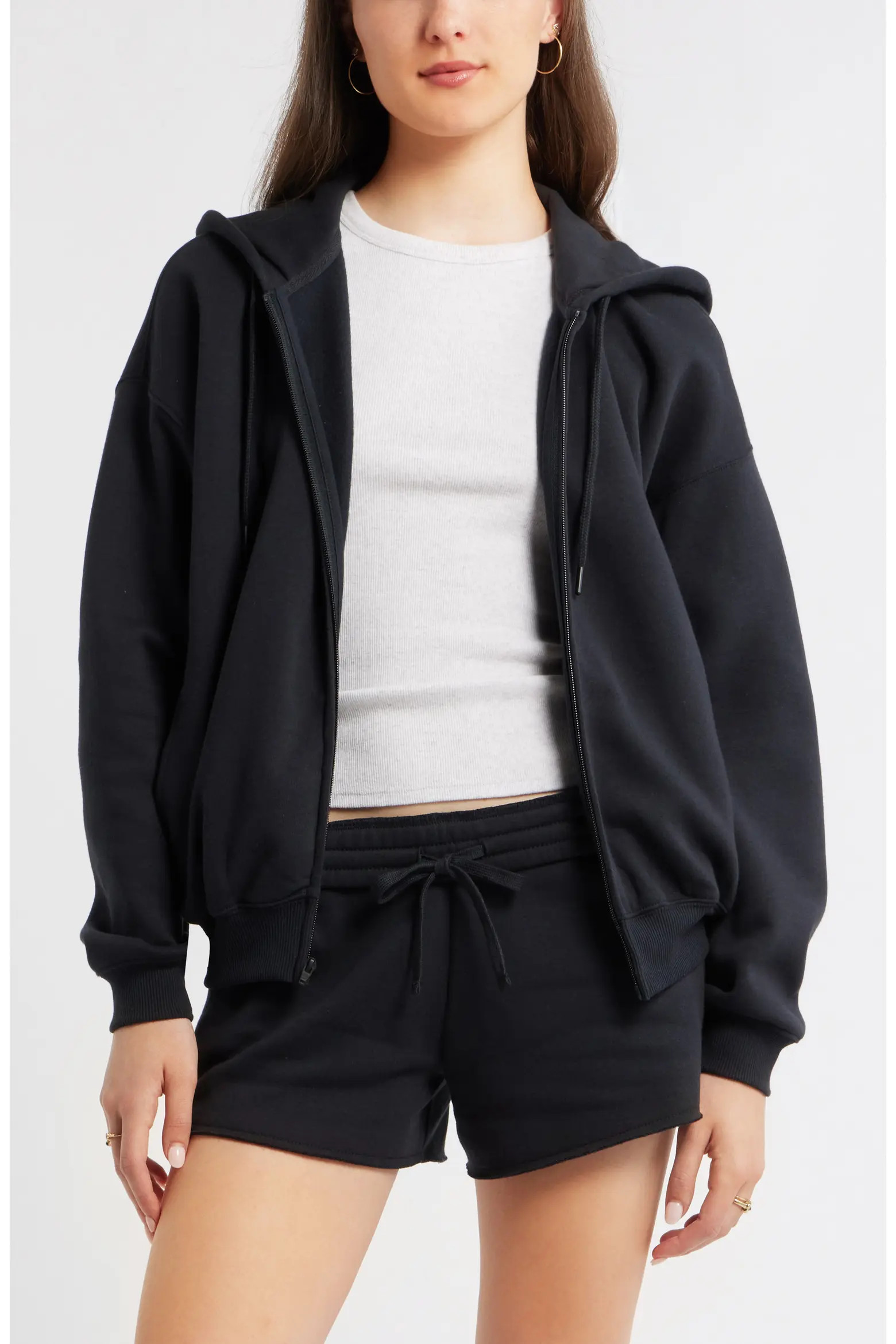 BP. Bubble Zip Hoodie (Women) | Nordstrom | Nordstrom