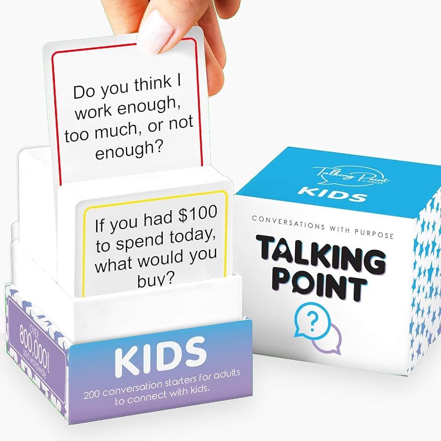 200 Kids Conversation Cards - Help Kids Put Down Tablets and Phones - Get Children to Enjoy Talki... | Amazon (US)