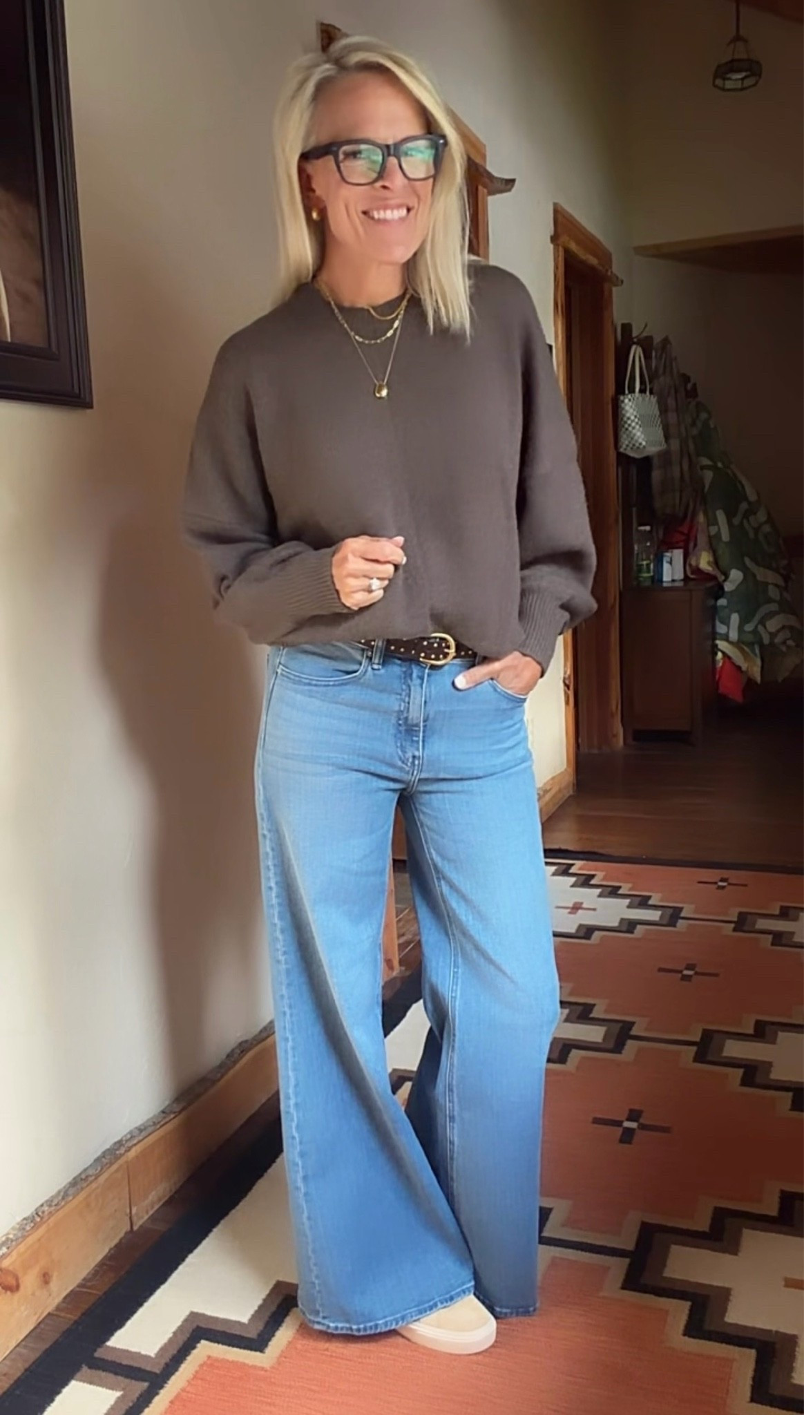 @quince new arrivals. This cashmere sweater is fantastic! 
Sweater - small
Jeans - 27, 30” inseam

#LTKgrwm #LTKdayinmylife #LTKOver40