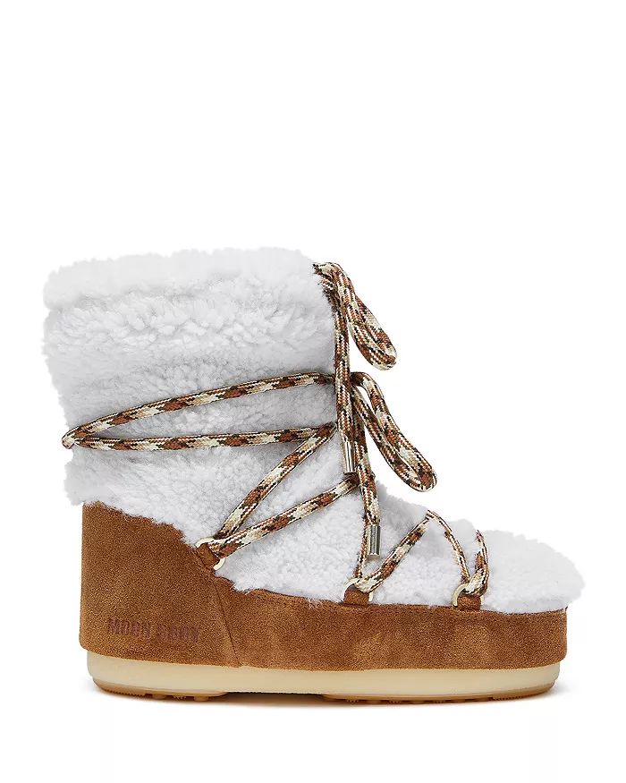 Women's Full Moon Lace Up Shearling Cold Weather Boots | Bloomingdale's (US)