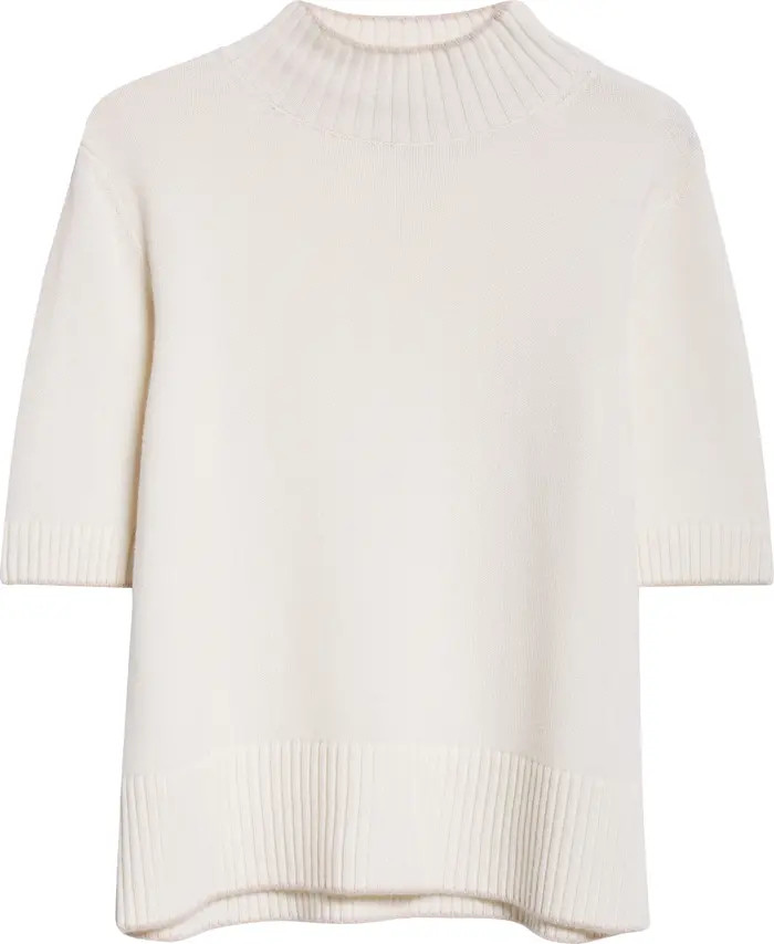 Short Sleeve Cashmere Turtleneck Sweater | Nordstrom