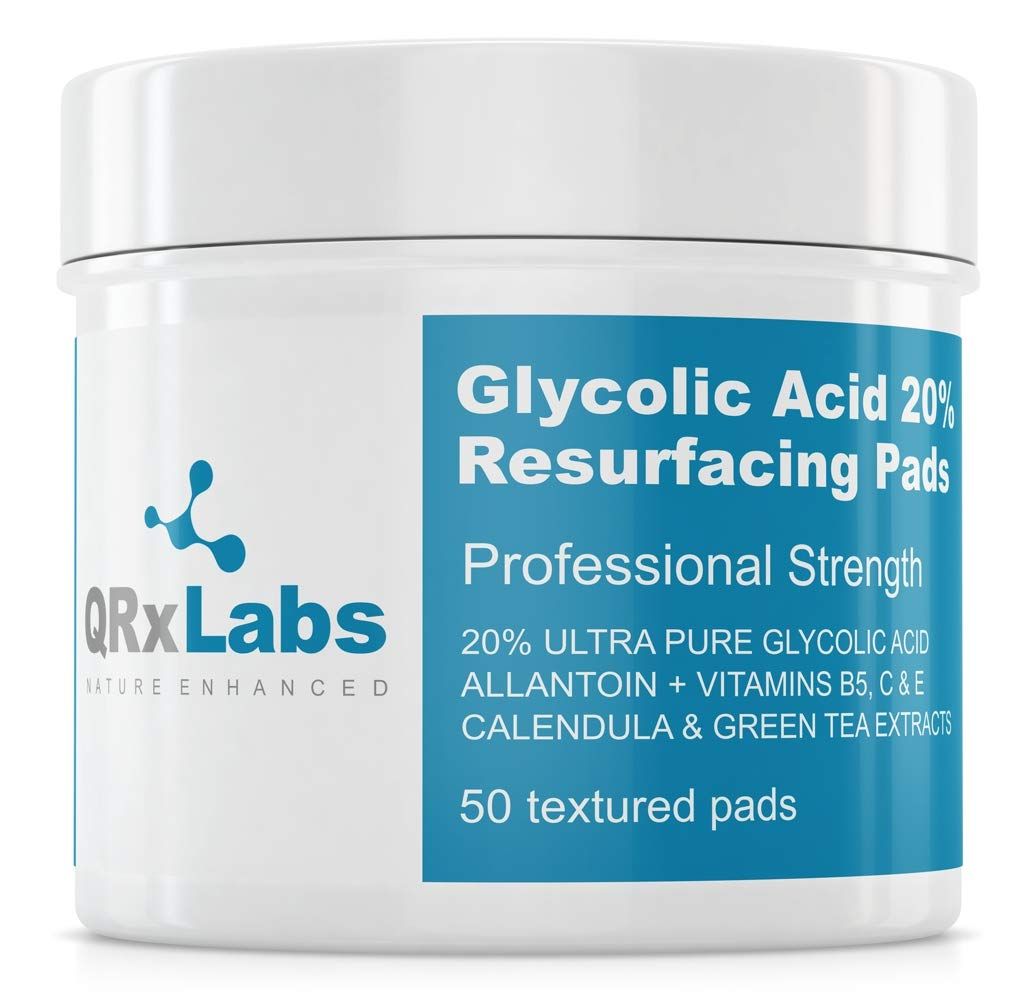 Glycolic Acid 20% Resurfacing Pads for Face & Body with Vitamins B5, C & E, Green Tea, Calendula,... | Amazon (US)