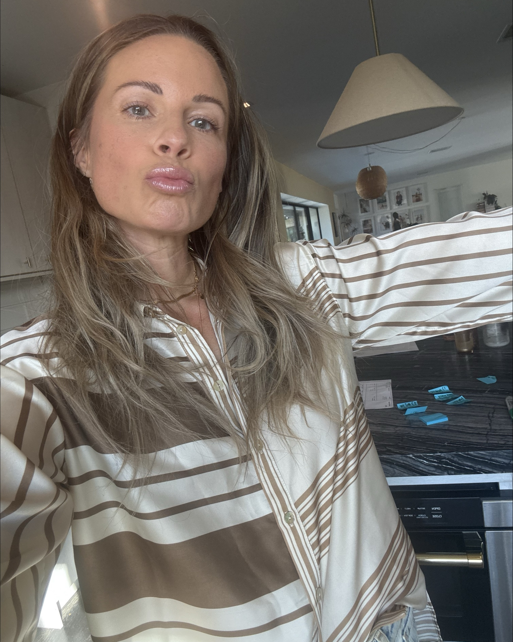 Got so many compliments on this shirt! Found a ton of cute options with a similar vibe xo 

#LTKWorkwear #LTKOver40 #LTKmomlife