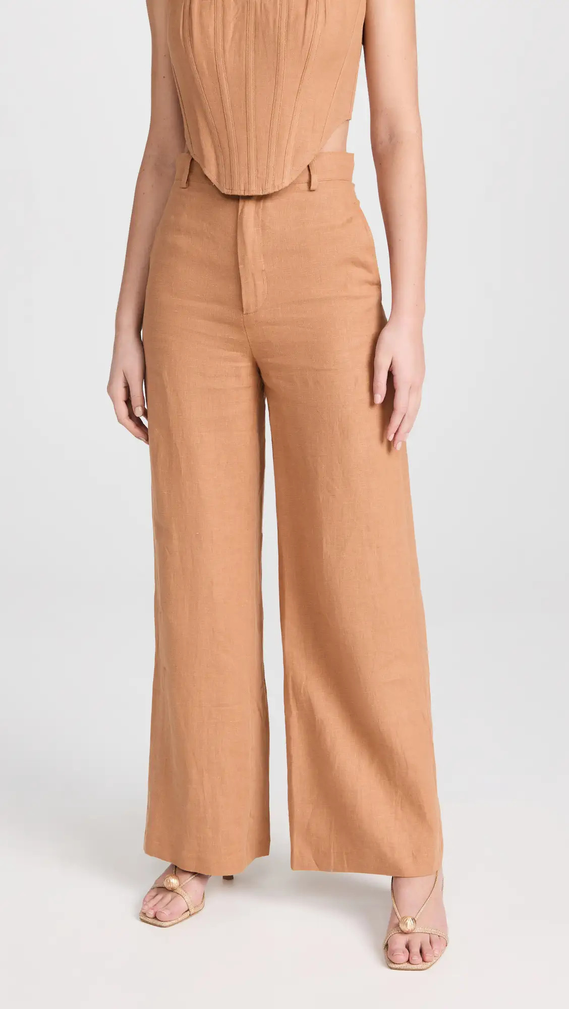 BARDOT Enya Linen Pants | Shopbop | Shopbop