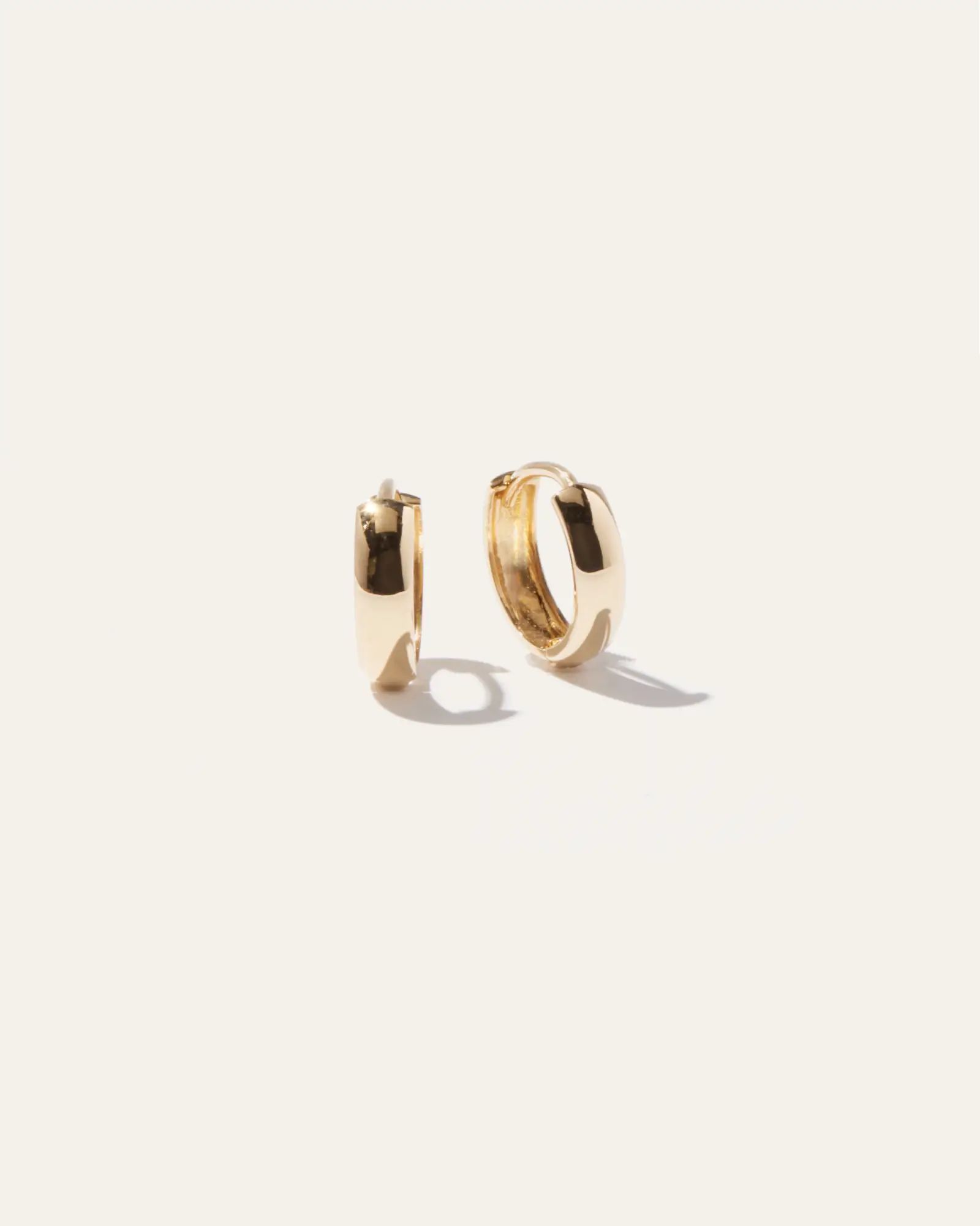 14K Gold 12mm Bold Hoops | Quince