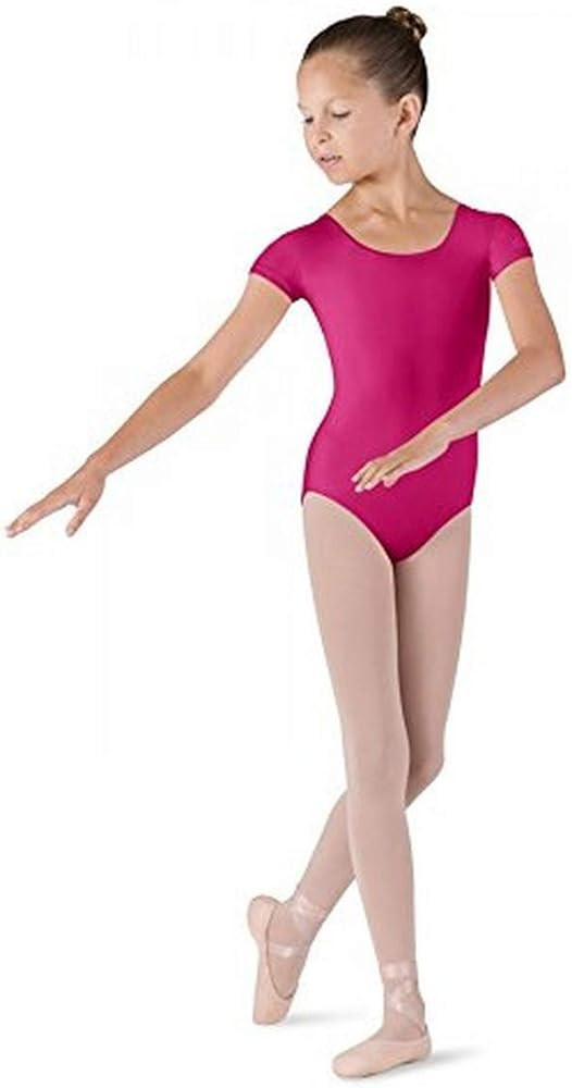 Bloch Dance Girls Dujour Microlux Short sleeve Leotard | Amazon (US)