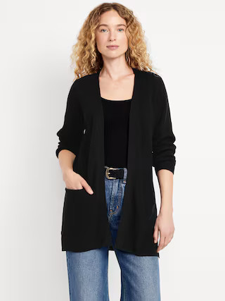 Longline Open-Front Sweater | Old Navy (US)