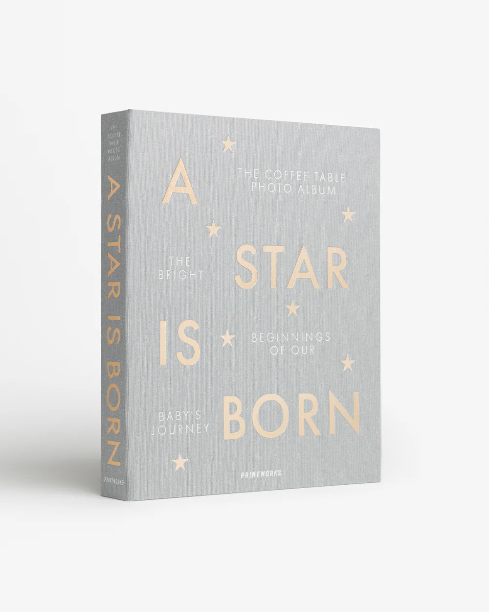 PRINTWORKS | Baby Photo Album, A Star is Born, Grey | PRINTWORKS