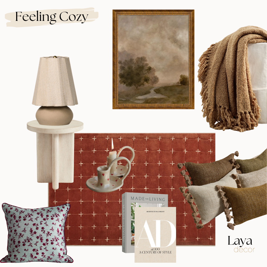Cozy doesn't mean crowded. Sometimes, it's just about softening the lighting, adding a little texture, and letting the room feel lived in. I've curated a few pieces that bring warmth and tactile comfort to any space—no layout change required. Shop the full look. 🤎 

 #LTKHome