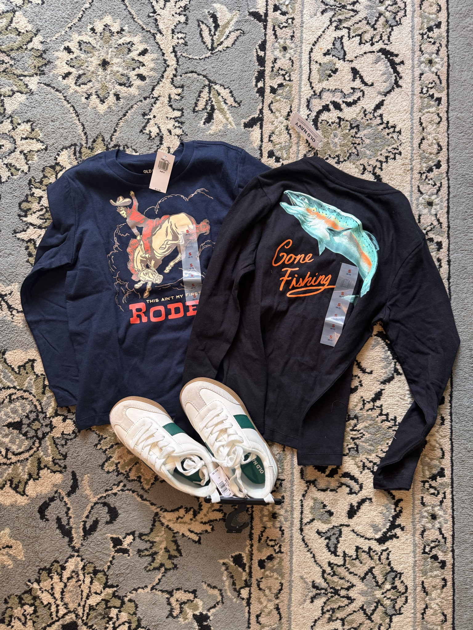 Old navy finds for little boys - my son is 4 and I know old navy shirts tend to shrink so I got him a 6-7 size wise (6~7) 😂

#LTKGiftGuide #LTKFamily #LTKKids