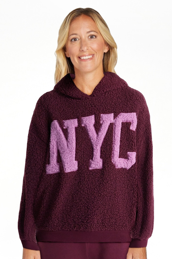 No Boundaries Embroidered Plush Pullover Hoodie, Women's | Walmart (US)