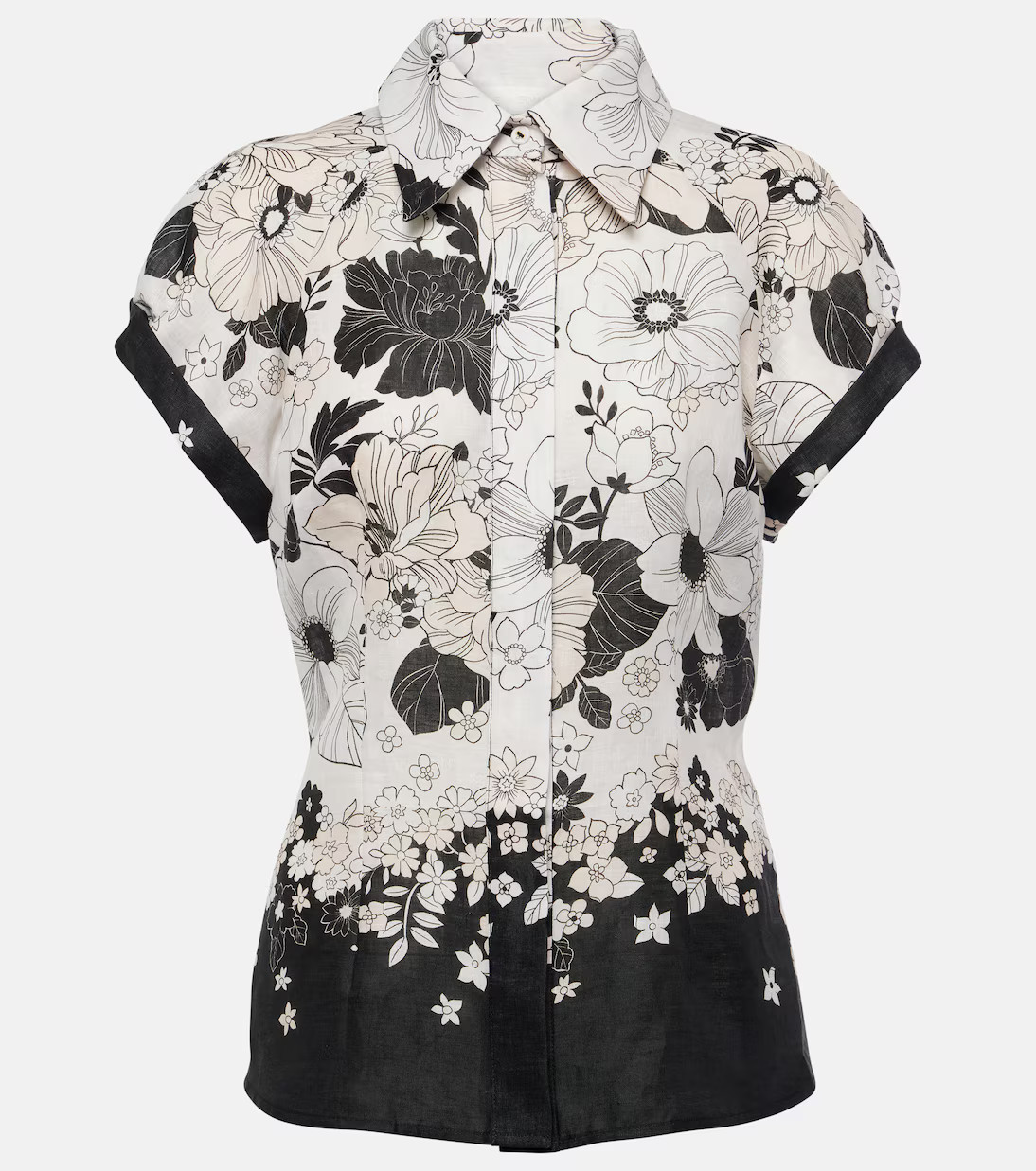 Pop floral linen shirt | Mytheresa (INTL)