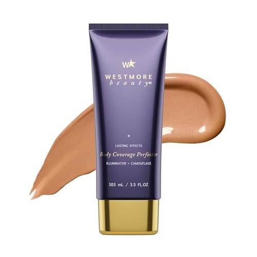 Westmore Beauty Skin Foundation Concealer, Body Makeup 3.5 Fl Oz (Golden Radiance, Cream) - Waterproof, Transfer-Resistant, Long-Lasting Coverage for Tattoo, Stretch Marks, Scars | Amazon (US)