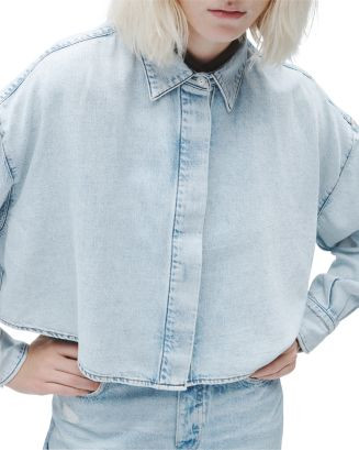 Beatrice Ultra Featherweight Cropped Shirt | Bloomingdale's (US)