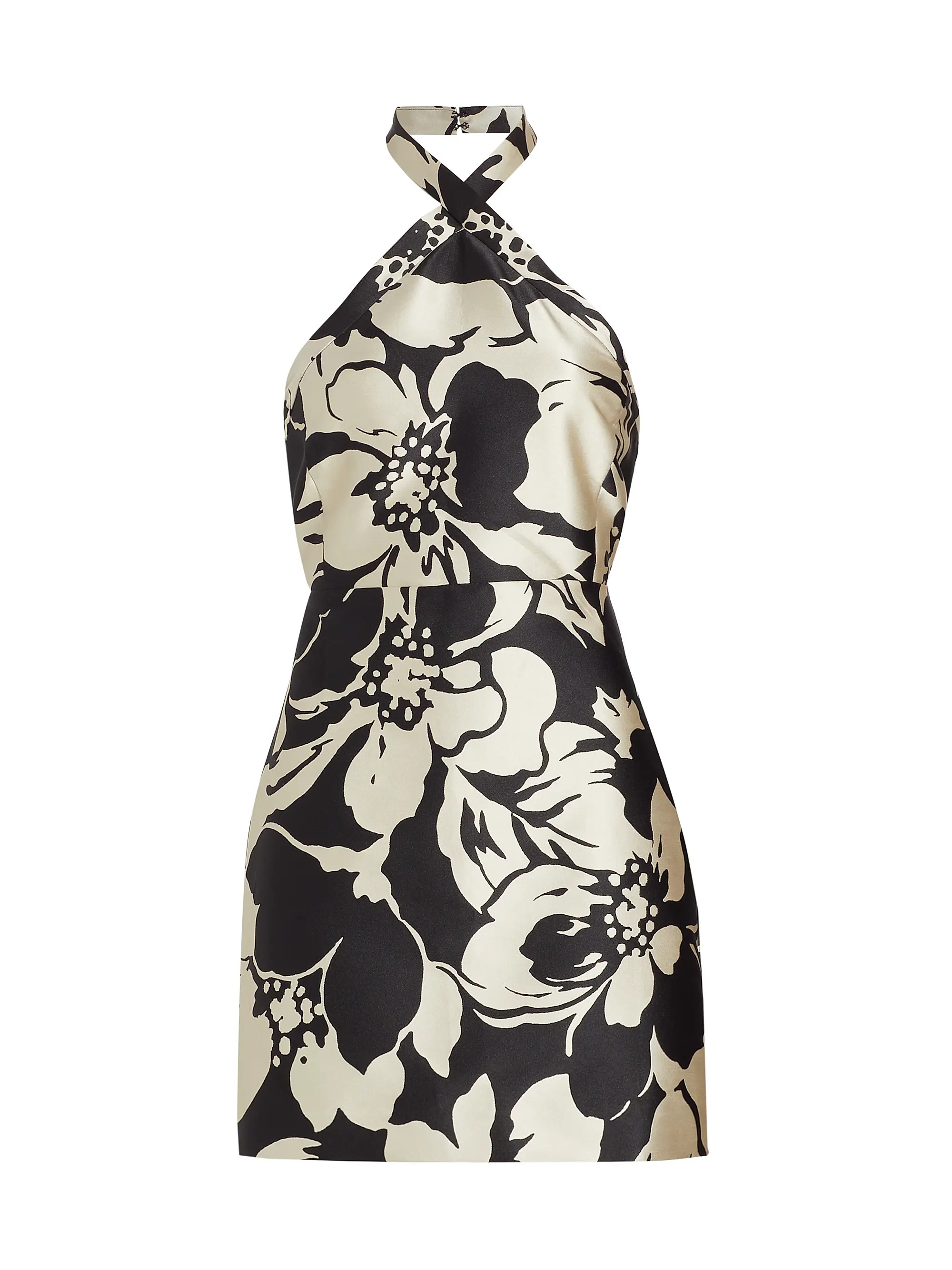 Fernanda Floral Satin Minidress | Saks Fifth Avenue