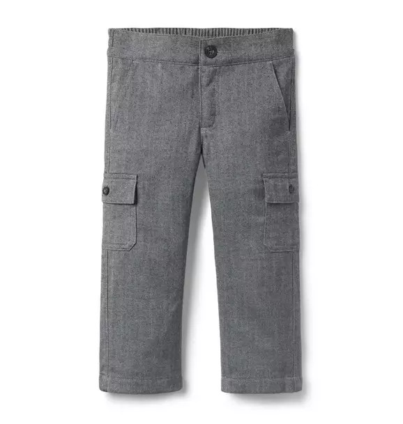 The Herringbone Cargo Pant | Janie and Jack
