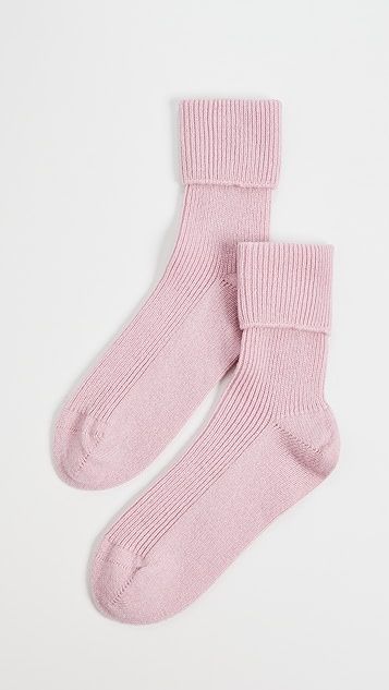 Cashmere Bed Crew Socks | Shopbop