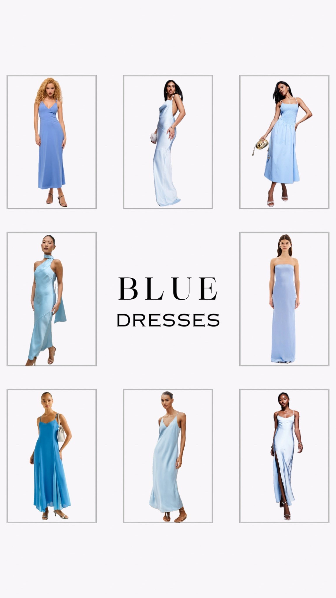 blue dress inspo🩵 perfect for either wedding guest or holiday 

#LTKwedding #LTKdresses #LTKsummer