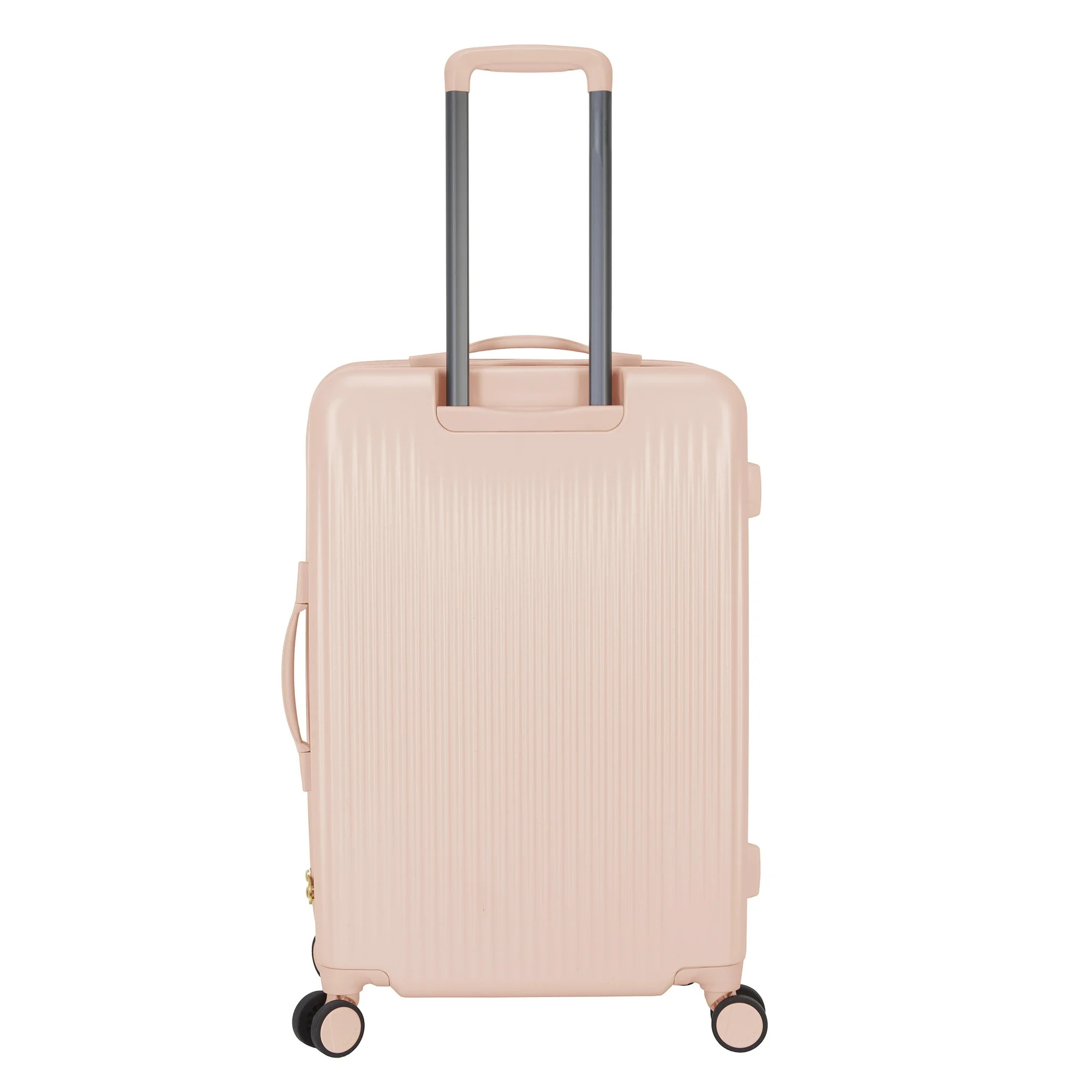 Beautiful 24-inch Checked Expandable Hardside Upright Luggage by Drew Barrymore, Rose Pink | Walmart (US)