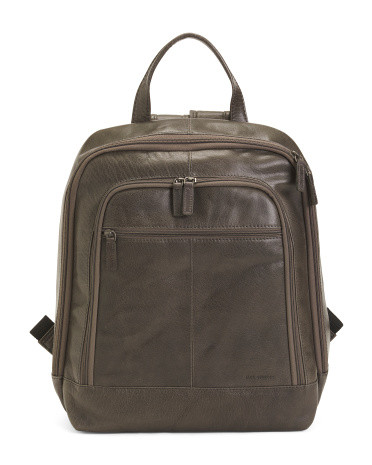 Leather Voyager Professional Backpack | TJ Maxx
