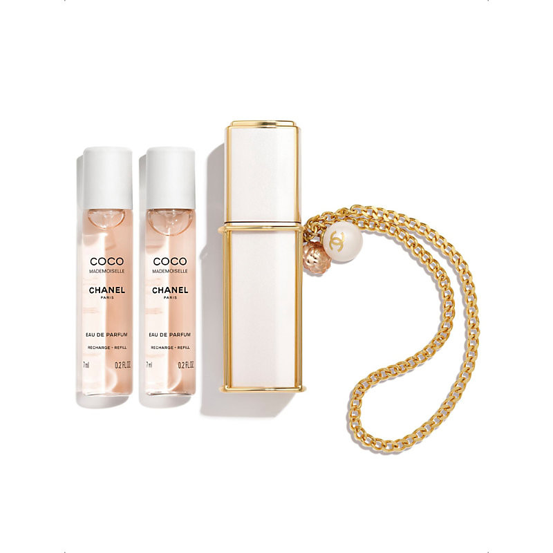 Chanel Womens Coco Mademoiselle Twist and Spray Refill Set Eau De Parfum 3 x 7ml 20ml | Selfridges