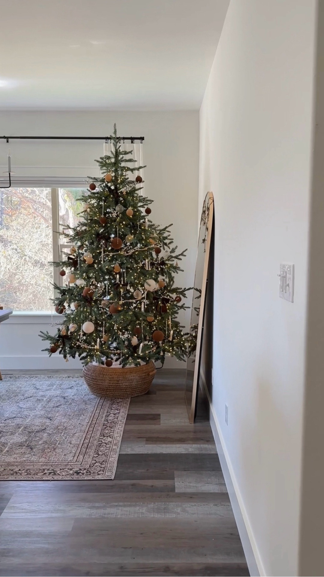 Once you try this hack, you’ll never go back. 🎄 If your tree stand won’t fit inside a basket or planter, try an umbrella stand instead! It’s heavy duty and small enough to fit perfectly in the bottom of a large basket.

#LTKHome #LTKHoliday