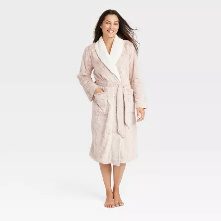 Women's Faux Fur Robe - Stars Above™ | Target