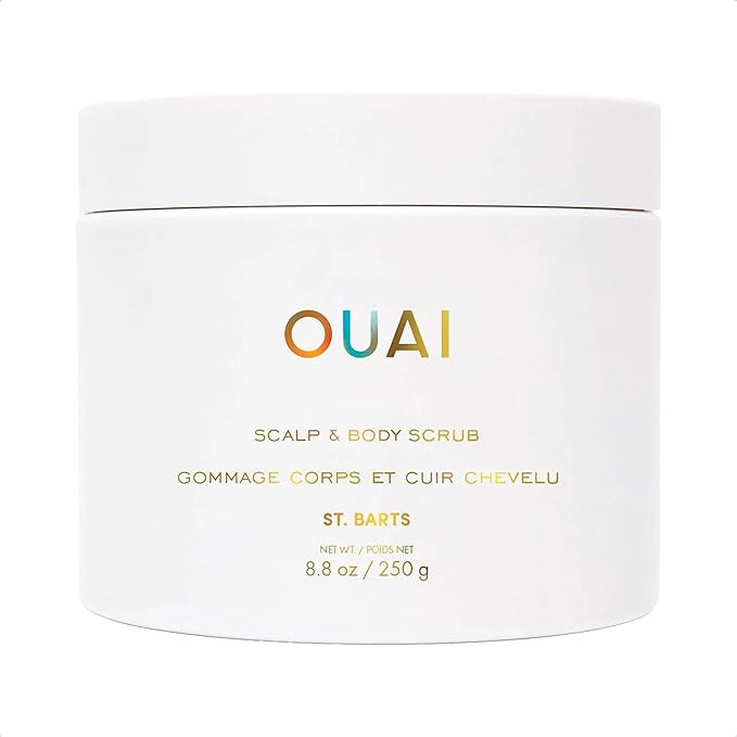 OUAI St. Barts Scalp and Body Scrub, Deep-Cleansing Sugar Scrub for Hair and Skin that Exfoliates... | Amazon (US)