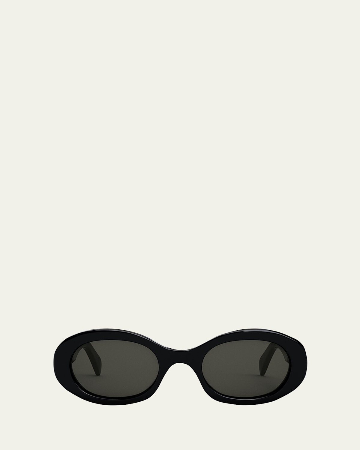 Triomphe Logo Oval Acetate Sunglasses | Bergdorf Goodman