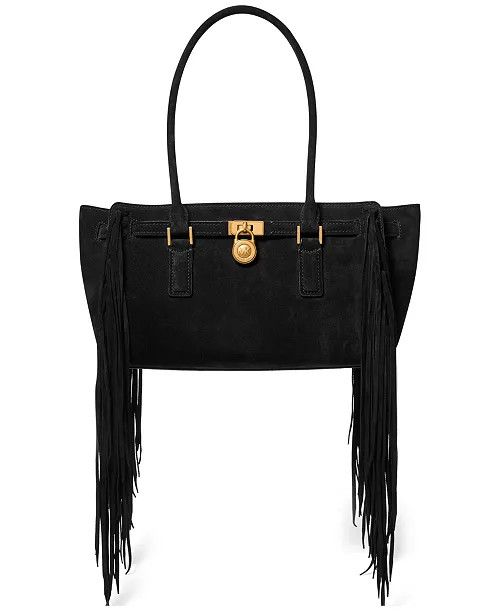 Michael Kors Hamilton Moderne Medium Leather East West Shoulder Tote - Macy's | Macy's