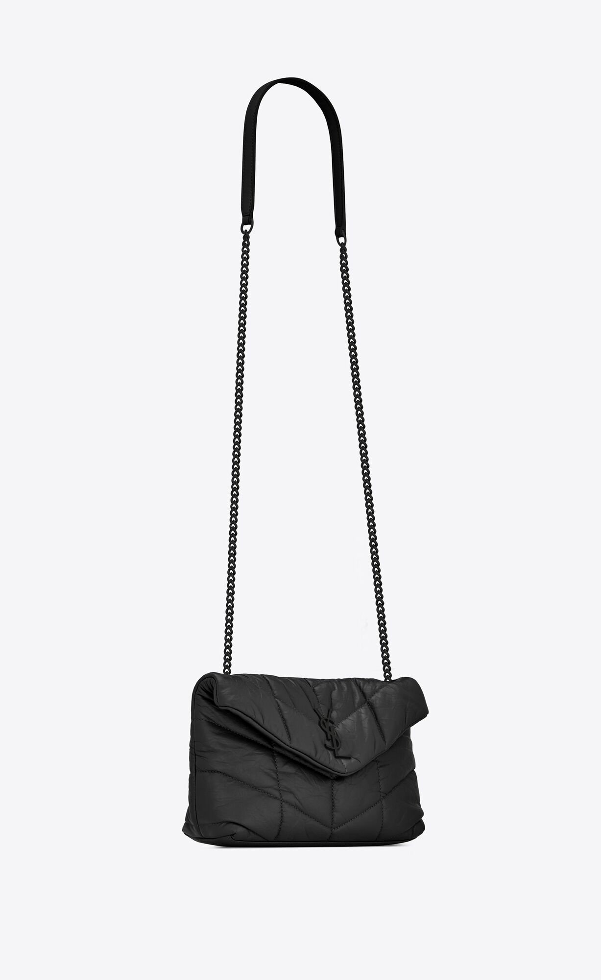 PUFFER toy bag in quilted wrinkled matte leather | Saint Laurent | YSL.com | Saint Laurent Inc. (Global)