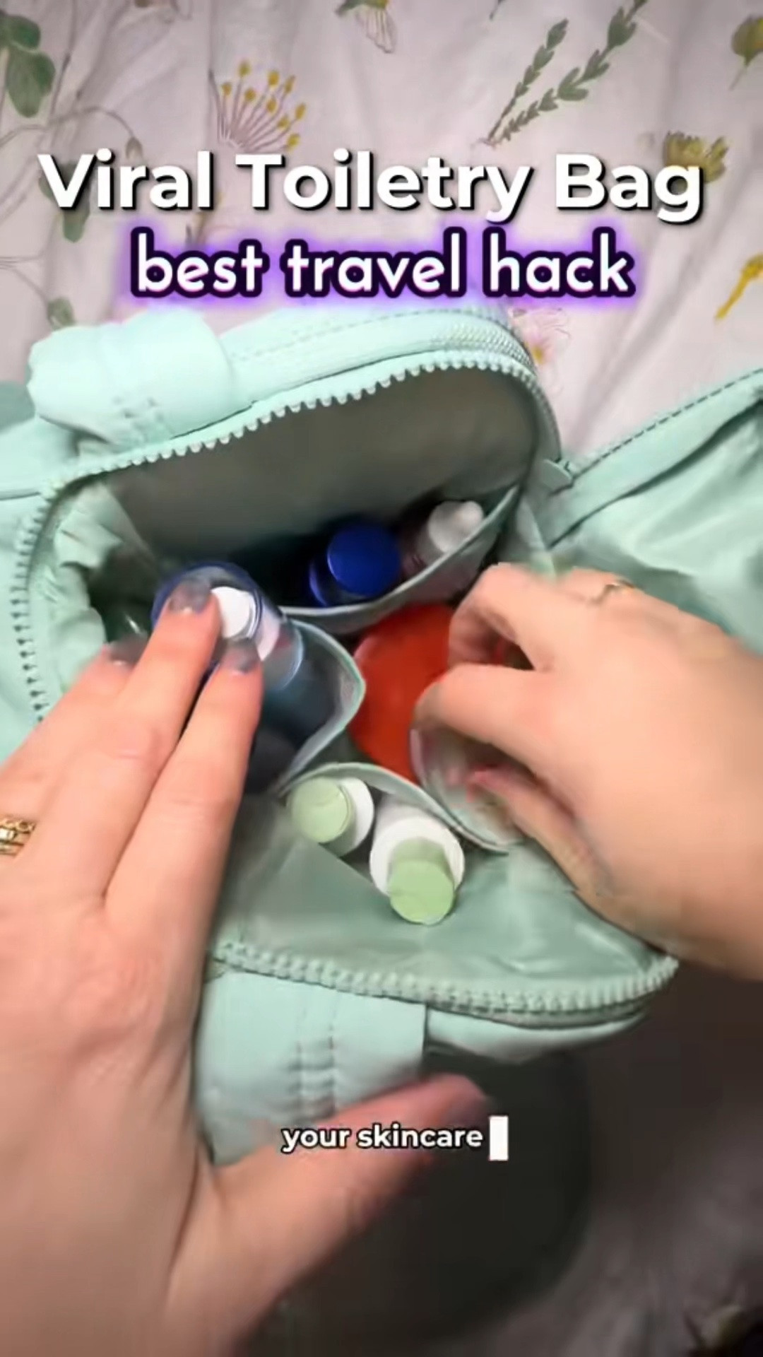 This @BAGSMART #toiletrybag is a must have for your travels ✈️ 🚘 🚊 
#travelbag #travelhacks #bagsmarttravel #toiletrybag

#LTKTravel #LTKdayinmylife #LTKvlog