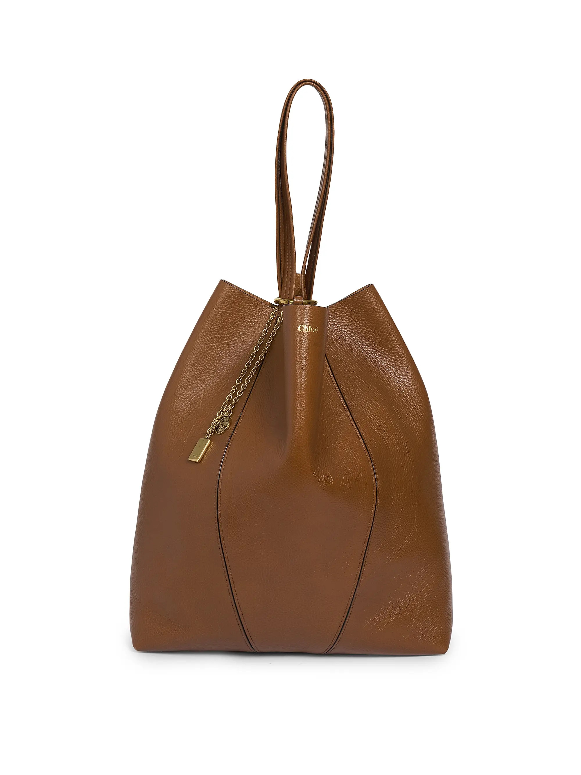Large Spin Leather Tote Bag | Saks Fifth Avenue
