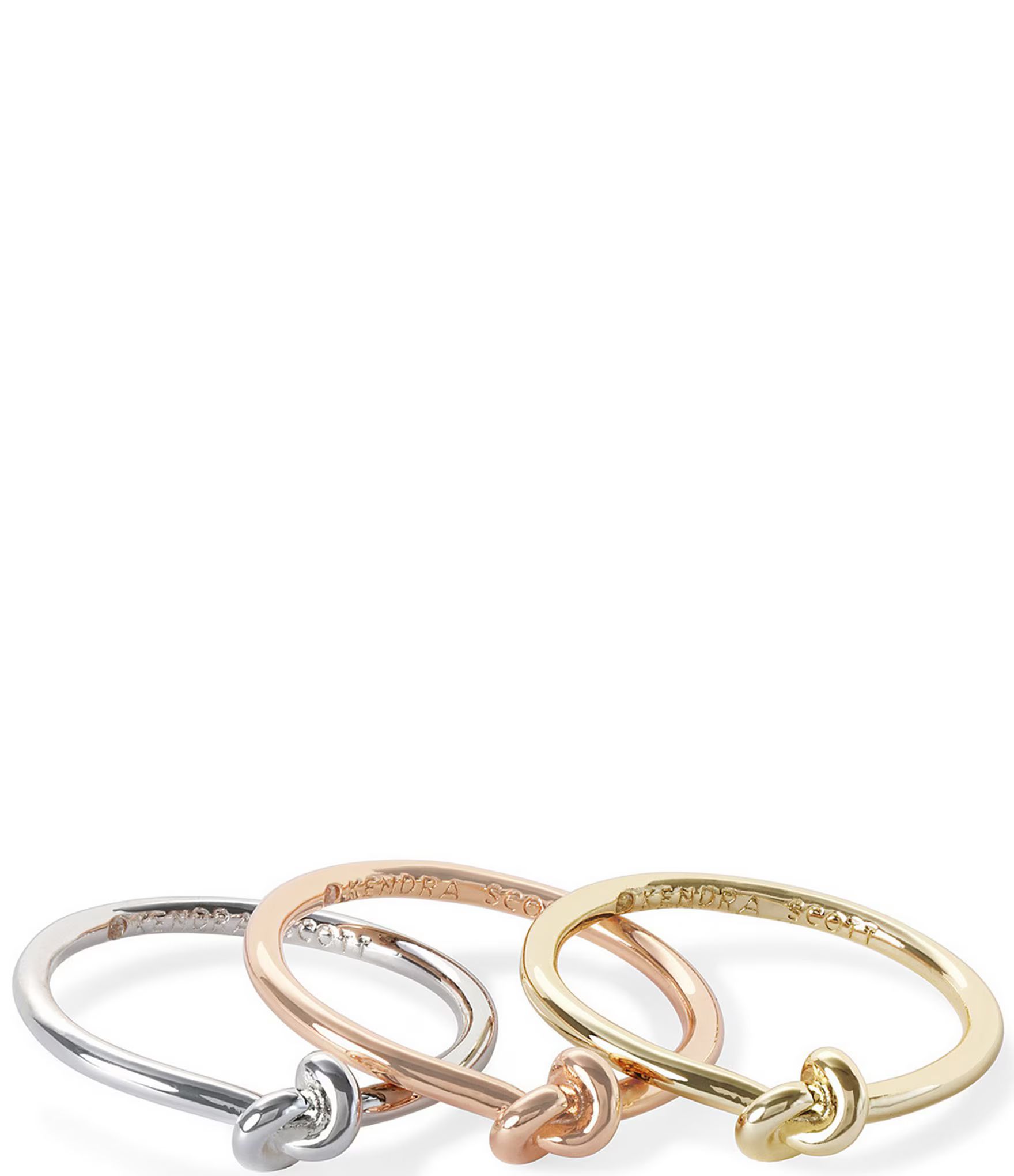 Presleigh Love Knot Ring Set | Dillards