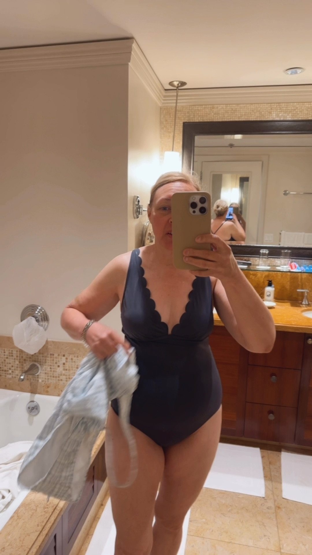 Two cute swimsuits!
@Target 

#LTKMidsize #LTKOver40 #LTKmomlife