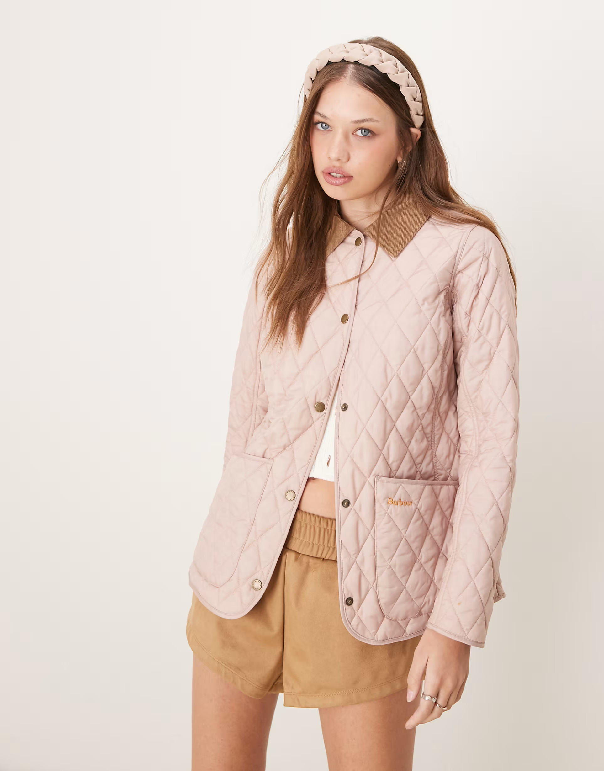 Barbour Annandale Quilted Jacket in gardenia | ASOS | ASOS (Global)