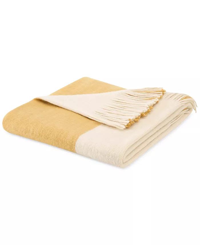 INK+IVY Stockholm Color Block Throw & Reviews - Blankets & Throws - Bed & Bath - Macy's | Macys (US)