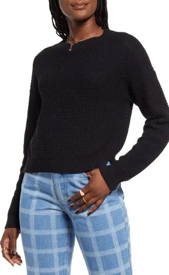 Crop Thermal Knit Sweater | Nordstrom