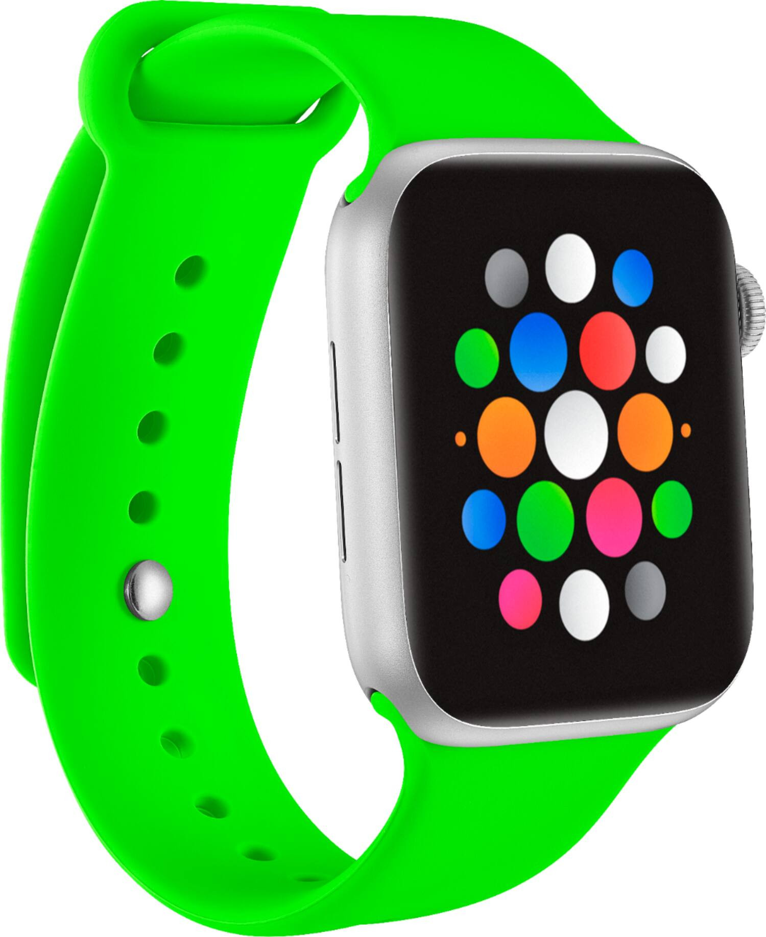 Modal™ Silicone Band for Apple Watch™ 42mm and 44mm Lime Green MD-AWBSLG44 - Best Buy | Best Buy U.S.