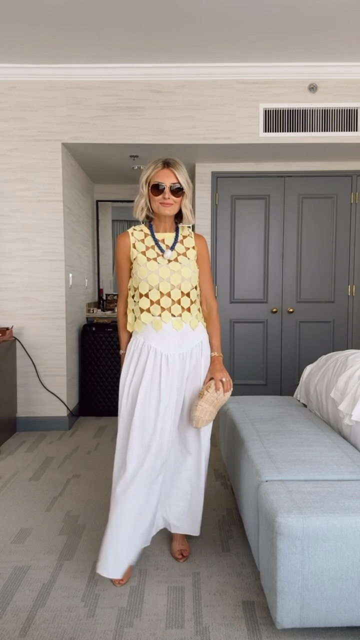 Loving this yellow top for summer! Both of these pieces are under $40! Wearing S. Loverly Grey, Amazon find, Amazon fashion, summer fashion, summer outfit ideas, white maxi skirt

#LTKootd #LTKSeasonal #LTKSaleAlert