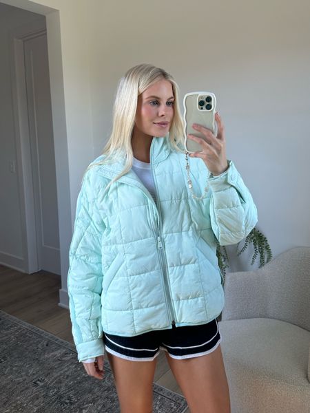 Loving this jacket, I have it in two colors! Wearing a small in jacket, shirt, & shorts, shoes run tts! #kathleenpost #workoutwear #fpmovement

#LTKfitness #LTKstyletip