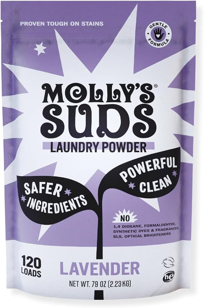 Molly's Suds Original Laundry Detergent Powder | Clean Laundry Detergent Powder for Sensitive Ski... | Amazon (US)