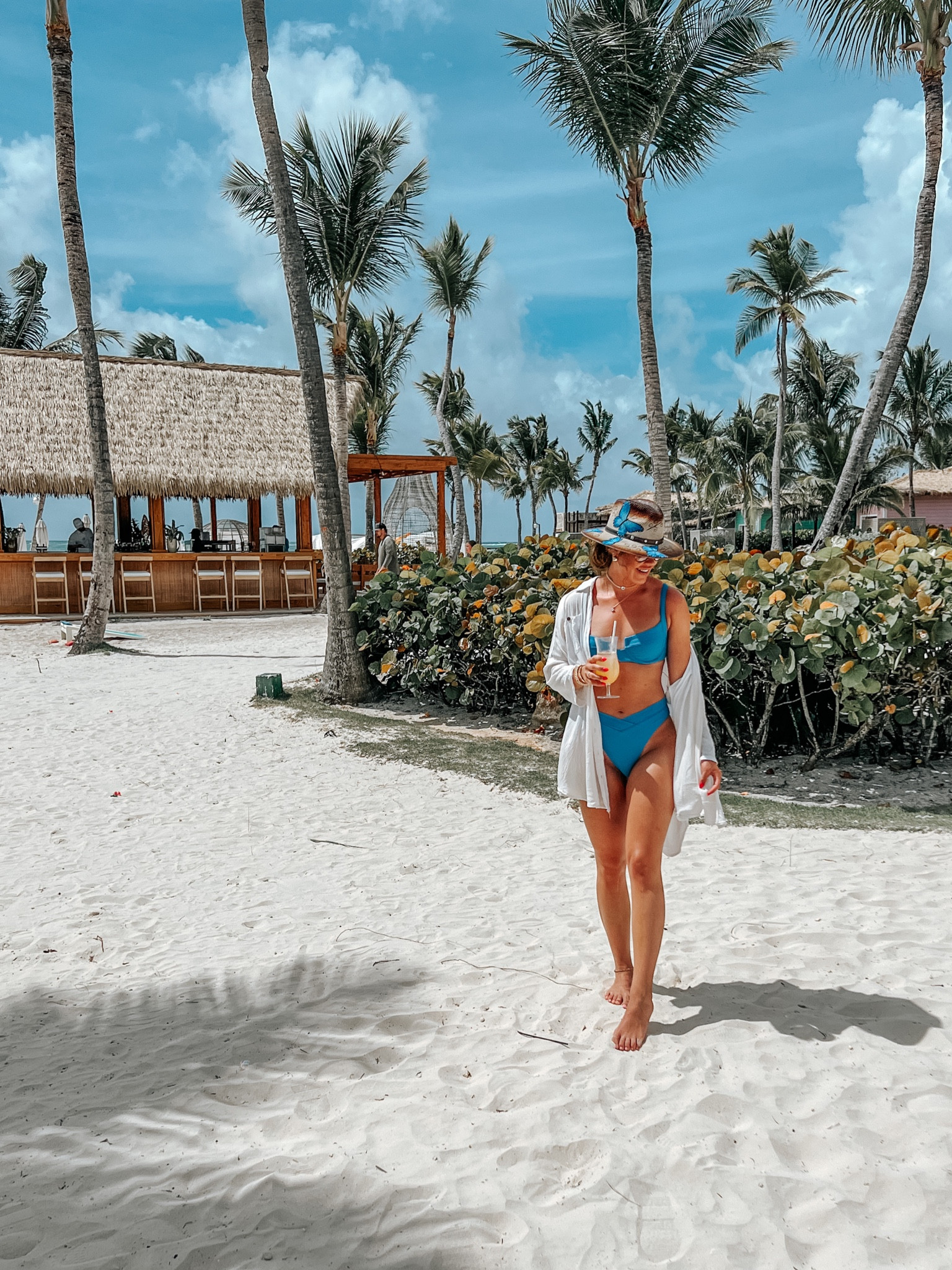 The cut of this swimmy is so flattering! The bottoms fit so well and have moderate-good coverage. Runs TTS. #swimsuit #bikini #beachtrip 

#LTKSeasonal #LTKstyletip #LTKtravel