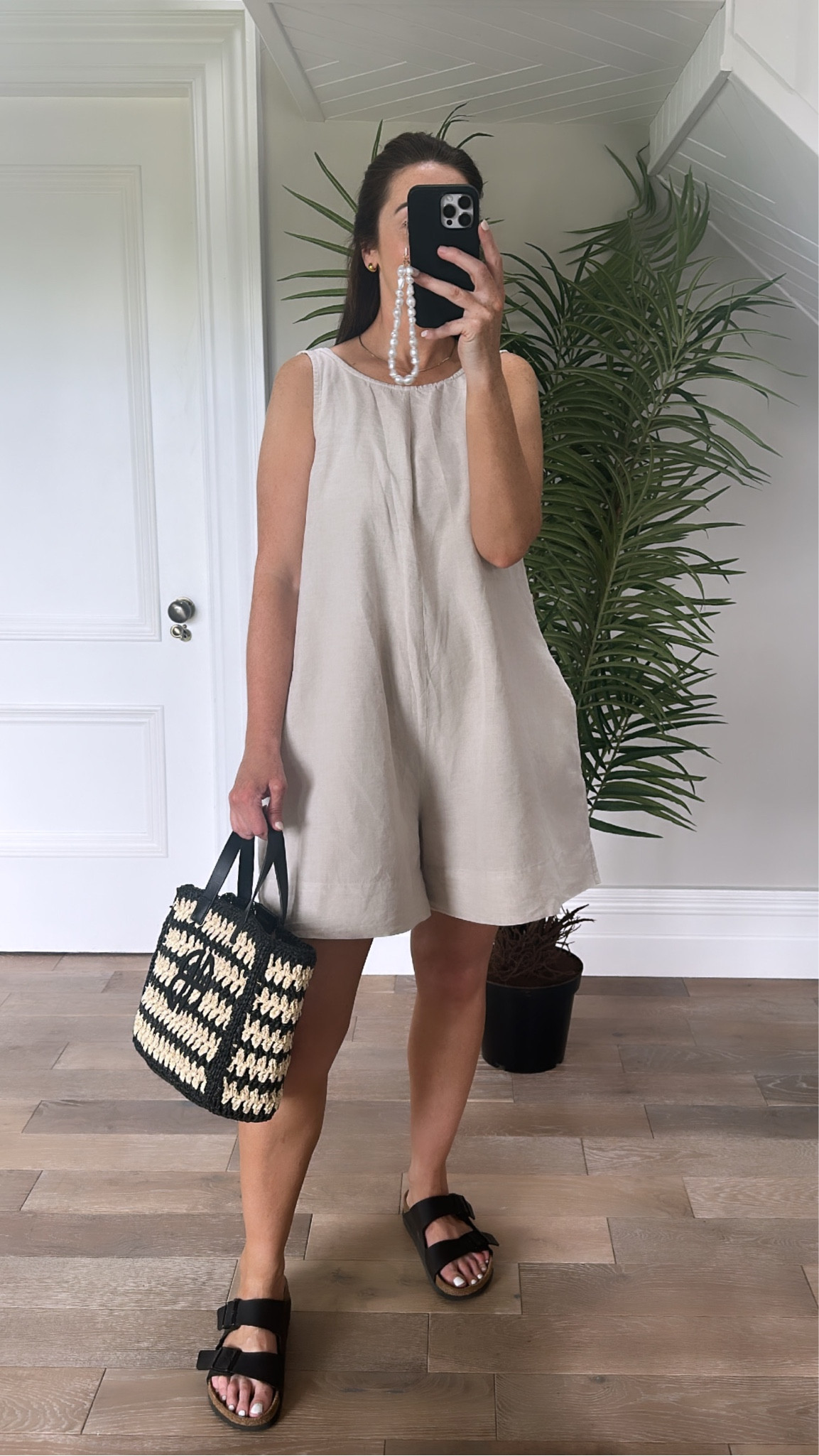 Linen 2024 blend playsuit