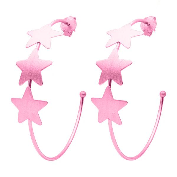 Pink Silvina Star Hoop | Sheila Fajl