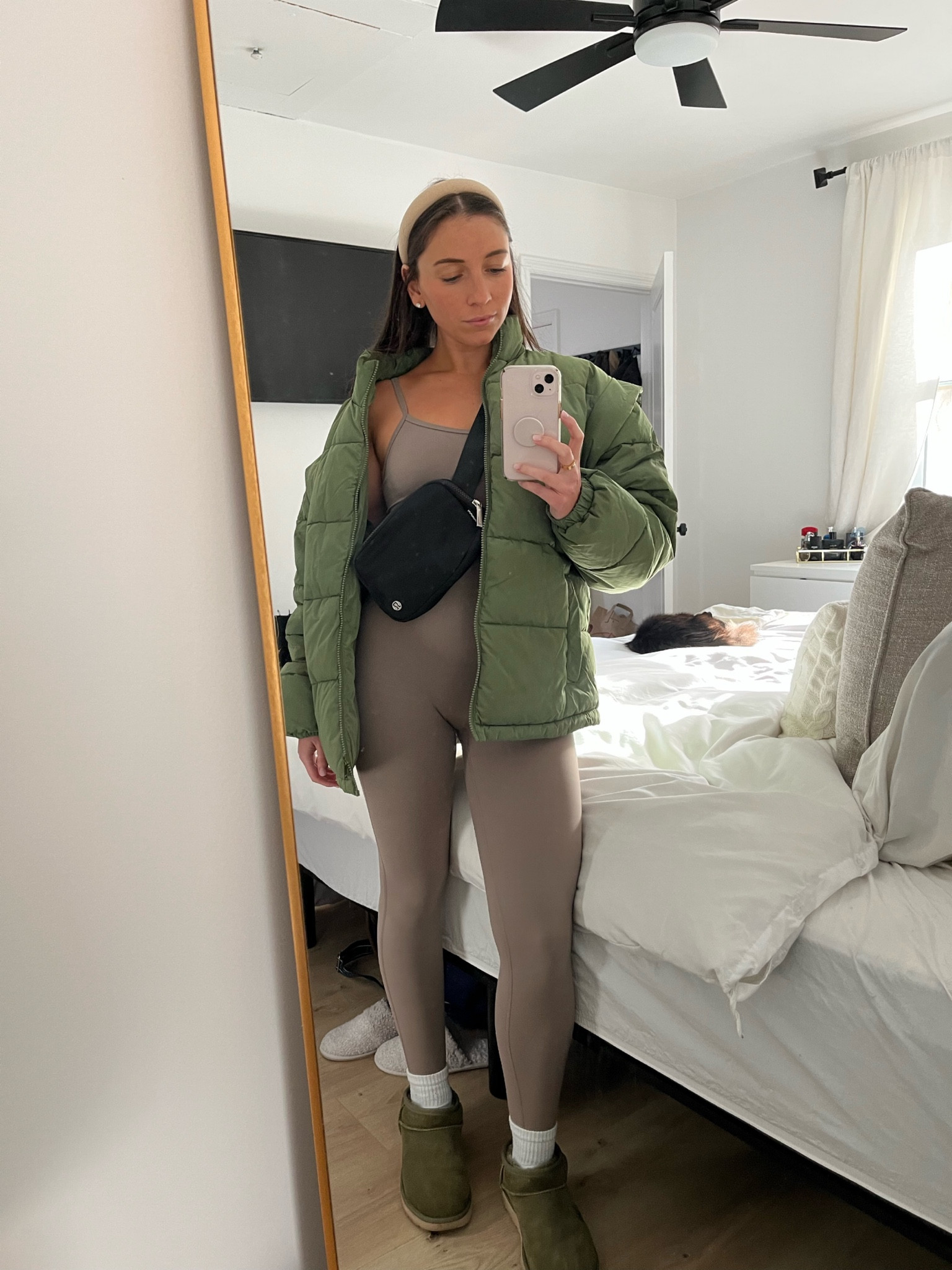 I can’t link the Aritzia bodysuit but I have linked similar items from Amazon - The Classic Ultra Mini Uggs are no longer available in this color but linked others 💚 #Casualoutfits #OutfitInspiration #GymOutfits #Aritzia #Lululemon #WeWoreWhat #MiniUggs #Neutrals 

#LTKfit #LTKunder100 #LTKstyletip